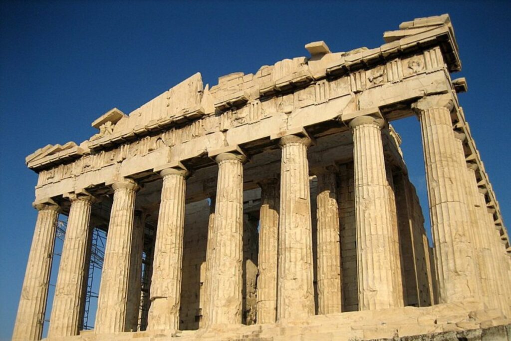 Greek Parthenon from west